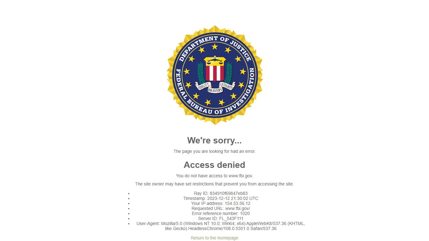 Welcome to fbi.gov — FBI